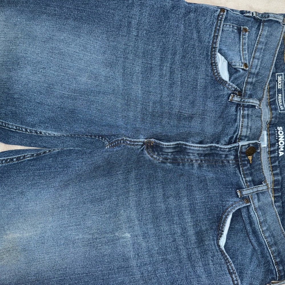 Sonoma Men's Straight Jeans - Blue